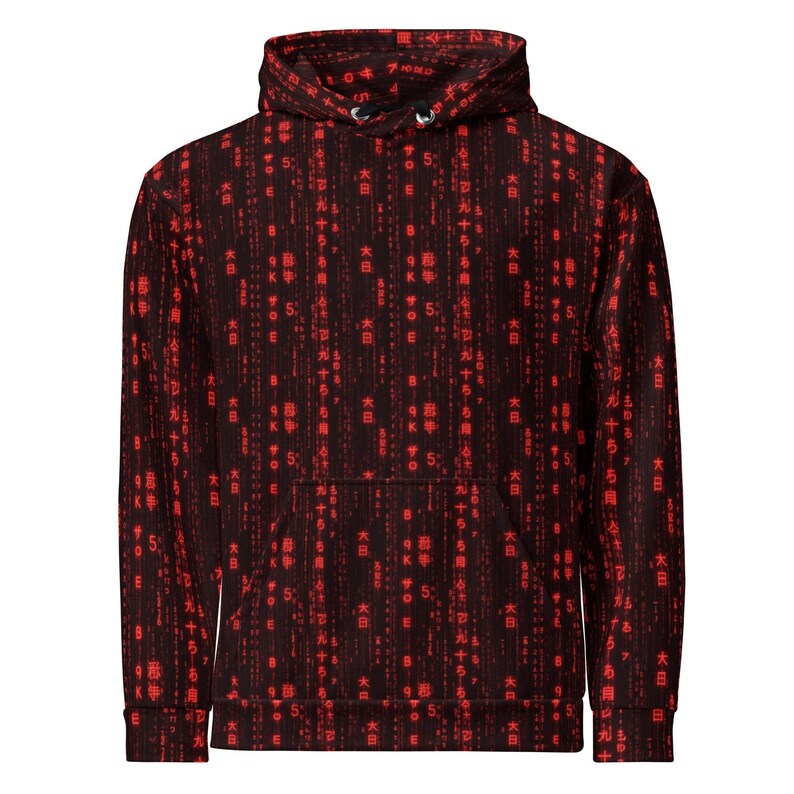 Digital Code Hoodie — Programmer Gift Idea | Web developer Gift | Data scientist Gift | Binary Pattern Shirt | Cascading Data Top | Hacker Aesthetic | Software Engineer | Cybersecurity Pro | Web Developer | Data Scientist | Tech Enthusiast Top