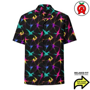 Data Science Neural Network Hawaiian Shirt, Machine Learning Button Down, Algorithm Aloha Shirt, Tech Pattern Button Up, Engineer Beach Top