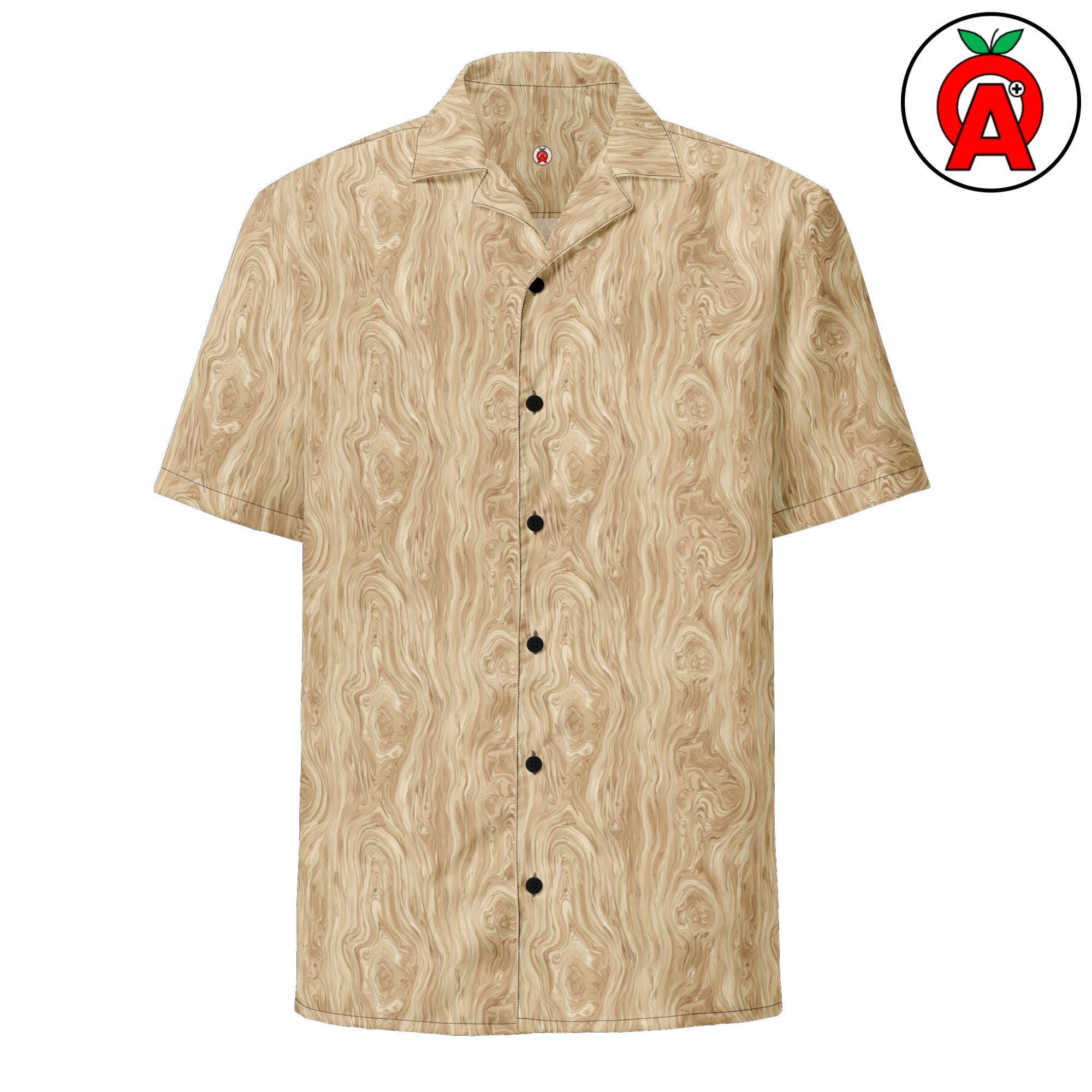 Craftsman-inspired Hawaiian Shirt - Unique Gift for Woodworkers & DIY Enthusiasts Button Up Hawaiian Shirt Relaxed Fit Button Up