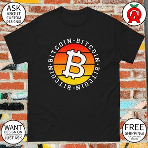 Bitcoin Logo T-Shirt, Crypto Enthusiasts Shirt, Blockchain Developer Tee, Bitcoin Investor Gift, Digital Currency Apparel