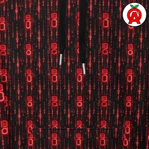 Binary Code Hoodie — IT Professional Gift | Tech Lover Present | Coder Gift | Programmer Gift | Tech enthusiast Gift | Coder Programmer | Tech Enthusiast Top | Digital Pattern Top | Software Developer | Computer Code Print | Programmer Birthday
