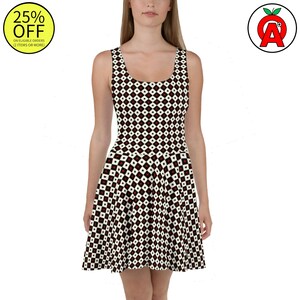 Card Suits Muster Skater Kleid - Royal Flush für Pokerspieler & Kasino-Liebhaber, Brautjungfern, Junggesellinnen - Einzigartiges Kleid im Vegas-Stil