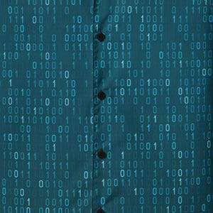 Programming Hawaiian Shirt, Binary Code Aloha Shirt, Matrix Style Button Down, Digital Grid Beach Top, Computer Science Vacation Shirt