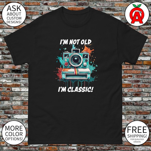 Classic Camera Enthusiast T-Shirt - Unisex Mens Womens - Vintage Photography Tee