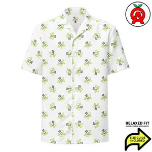 Shotgun Shell 12 Gauge Hawaiian Shirt | Clay Target Shooting Sports Aloha Button Up | Hunter Trap Skeet Apparel | Ammunition Gun Enthusiast