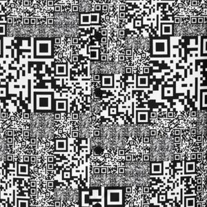 A man in his 20s with tech-industry styling wearing QR Code Hawaiian Shirt, Barcode Button Down, Matrix Aloha Shirt, Data Camp Shirt, Tech Button Up, Scanner Beach Top
