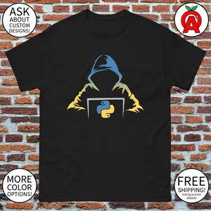 Python Programming Coder T-shirt - Adult Unisex for Programmers Data ...