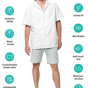 QR Code Unisex Shirt, Barcode Hawaiian Shirt, Matrix Aloha Shirt, Data Beach Shirt, Recycled Camp Collar, Scanner Present