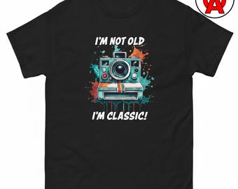 Classic Camera T-Shirt, Vintage Photography Graphic Tee, Retro Camera Classic Cotton Shirt, Film Photography Casual Top