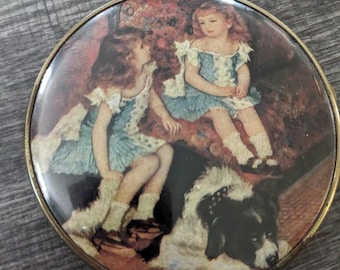 Vintage ladies Compact Mirror