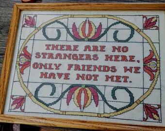 Vintage Embroidery Friends , Stained Glass Look