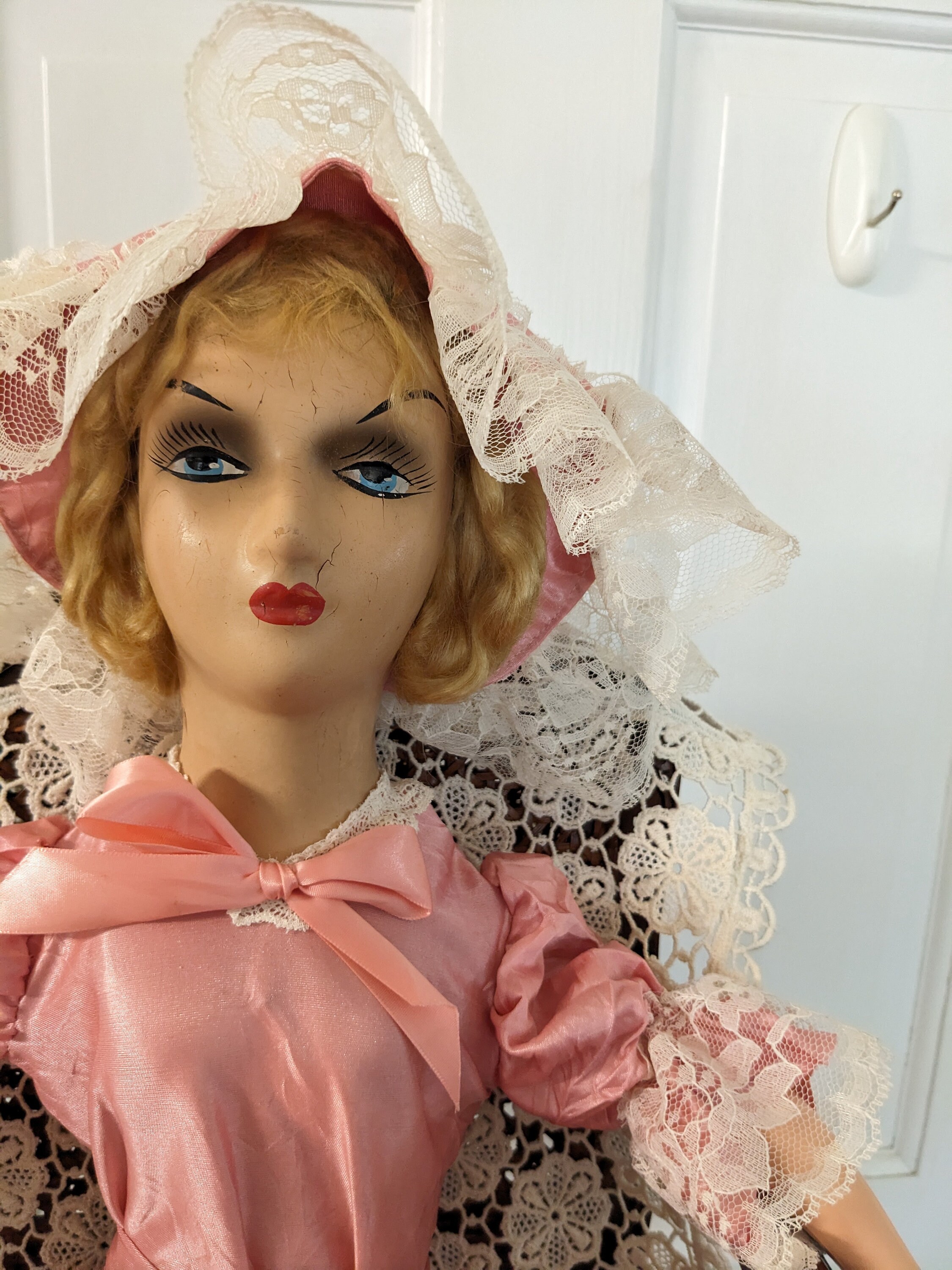 Poupée Boudoir Ancienne Isabelle – Gabriel, Début XXe, 68 Cm, France