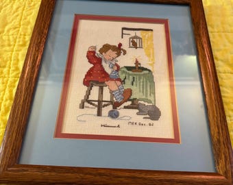 Hummel needle point 1982 Girl