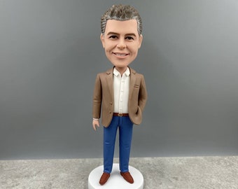 Custom Men's Bobblehead, Personalized Husband Gift