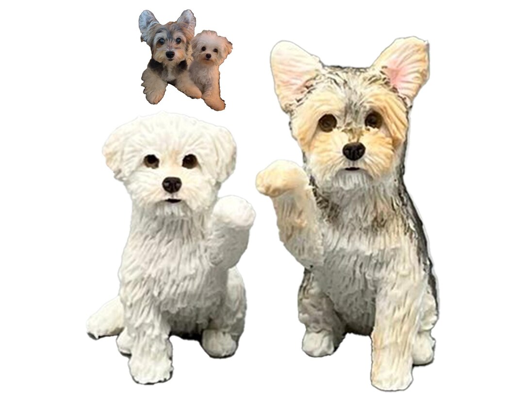 Personalized Dog Cake Topper, Custom Pet Polymer Clay Figurine - Etsy