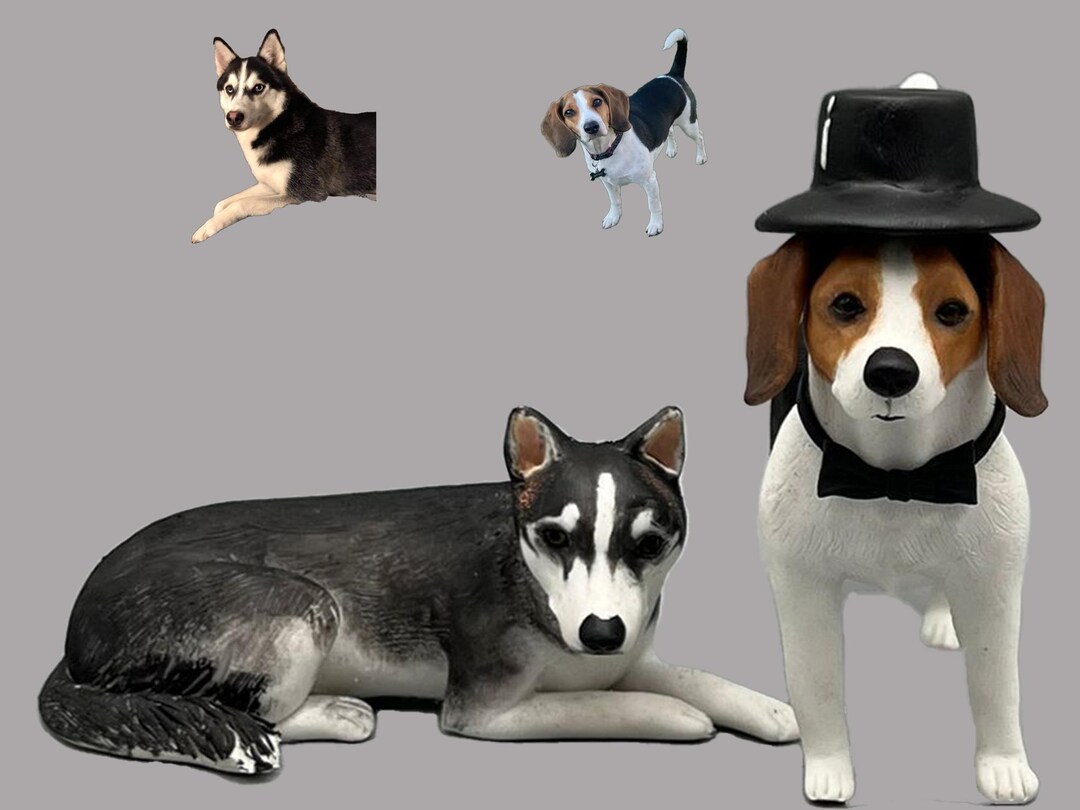 Personalized Dog Cake Topper, Custom Polymer Clay Pet Figurines - Etsy