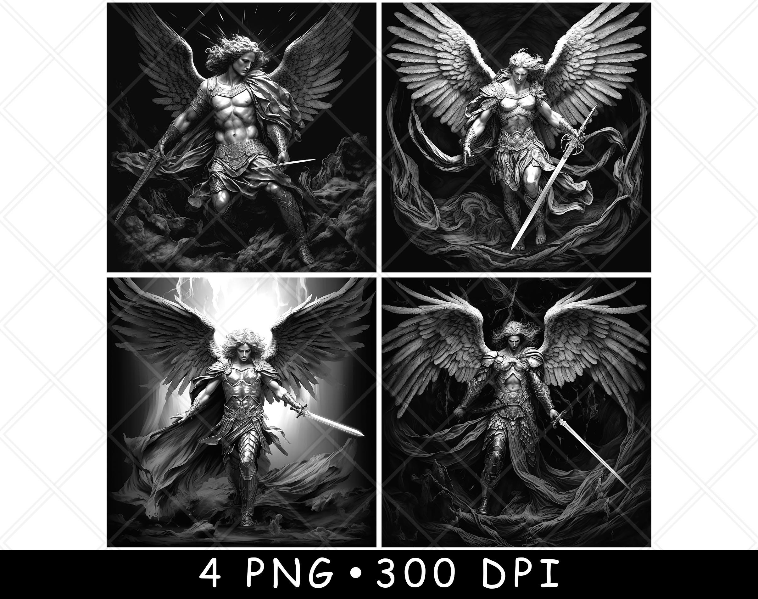 Angel Archangel Sword Warrior Wing Man Sacred Heaven Laser File