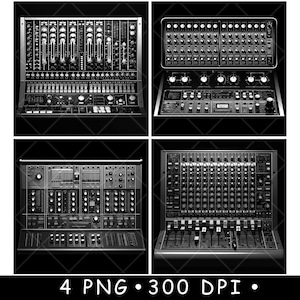 Áudio Som Mixer Console Estúdio Soundboard Gravar Música Laser Arquivo Coaster Queimar Escala De Cinza Ardósia Imagem PNG Gravar Preto Branco Gravar CO2 Cnc