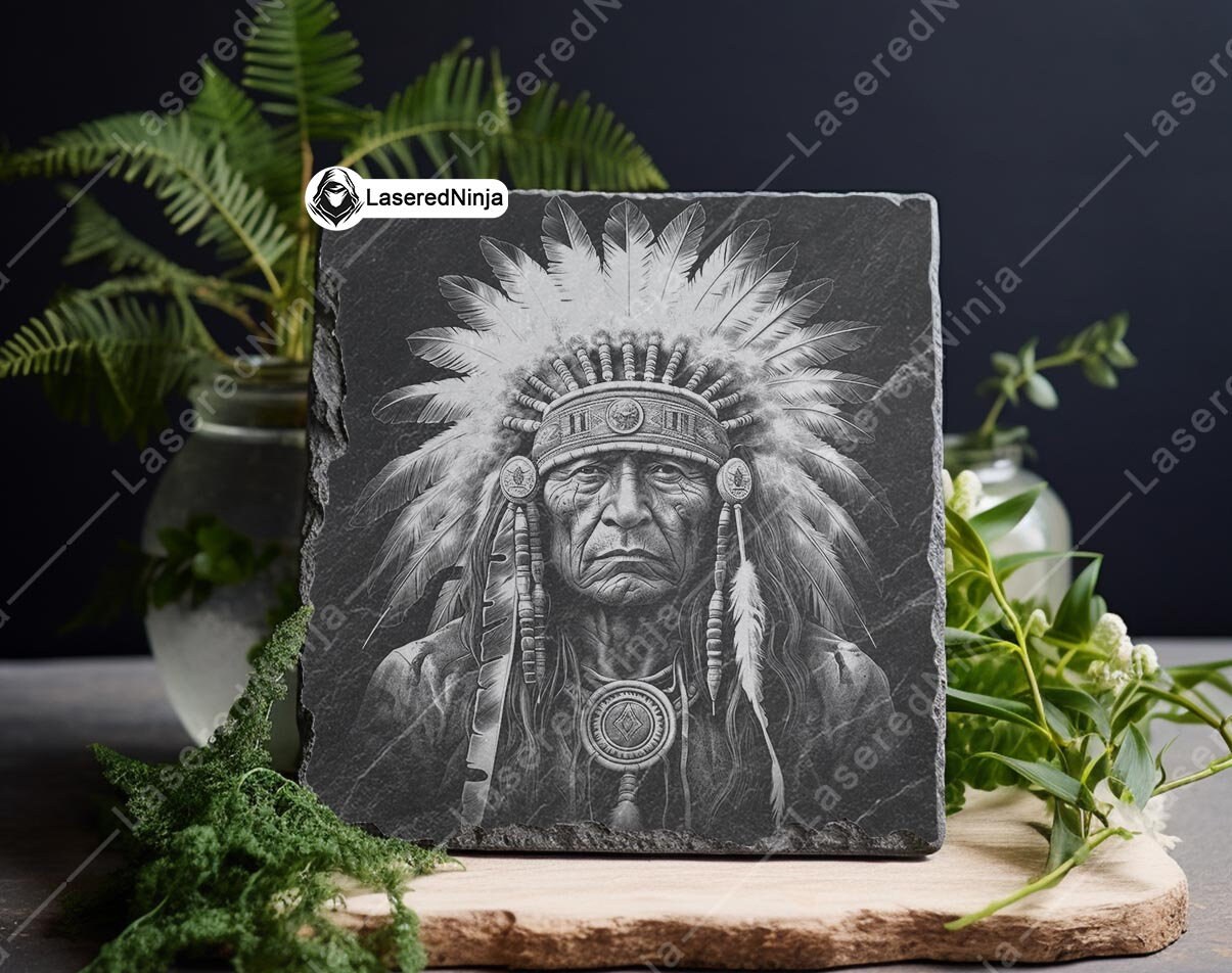 ネイティブアメリカン➳カッティングボード壁掛け✨インディアンスカル