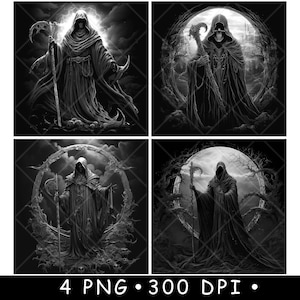 Parca Muerte Más Allá Oscuro Mal Diablo Esqueleto Cara Archivo Láser Posavasos Quemar Escala de Grises Pizarra Imagen PNG Grabar Negro Blanco Grabado CO2 Cnc