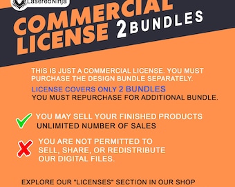 2 Bundles/Sets Commercial License