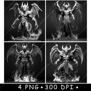 Demonio Diablo Monstruo Ardiente Espíritu maligno Satanás Anime Manga Archivo láser Posavasos Grabar Escala de grises Pizarra Imagen PNG Grabar Blanco y negro Grabado CO2 Cnc