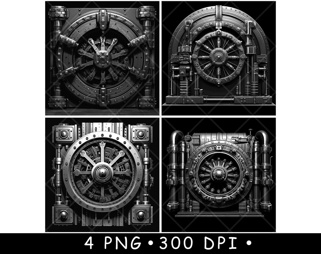 Old Vintage Vault Safe Money Bank Cash Combination Lock Laser File ...