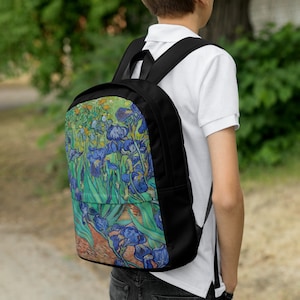 Vincent Van Gogh Irises Backpack