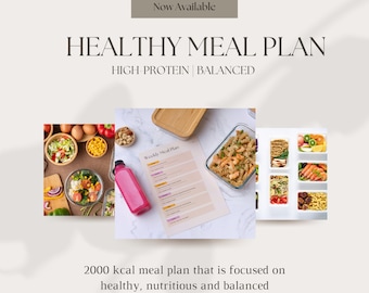 High-protein, low fat 2000kcal meal plan - balanced and nutritious