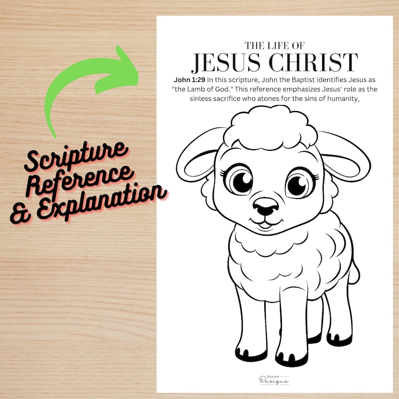 The Life of Jesus Christ Colouring Book 29 Images Digital Download - Etsy