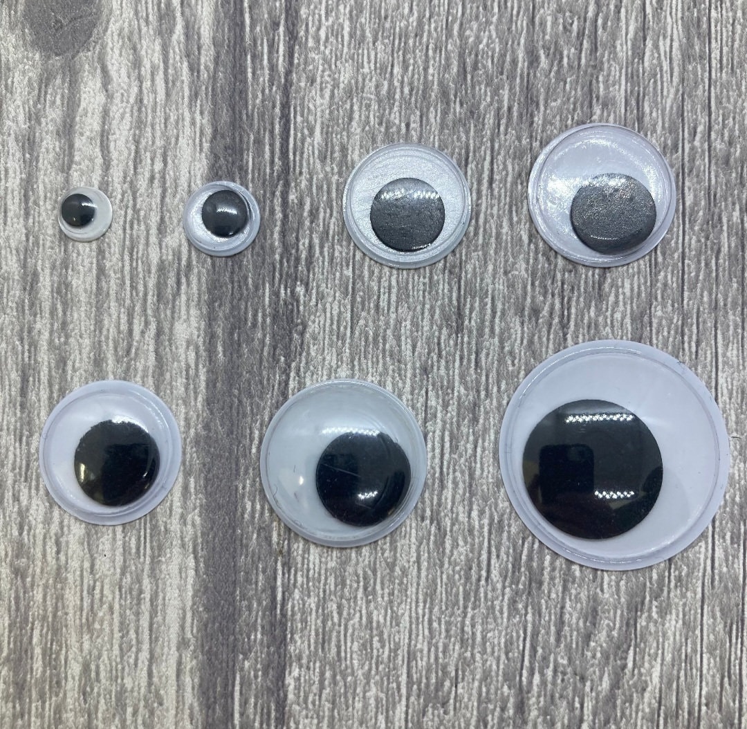 3D Googly Eyes Pack of 50 Craft Eyes Wiggly Eyes Various Etsy