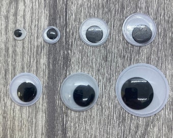 Occhi mobili 3D / Confezione da 50 occhi mobili per lavoretti