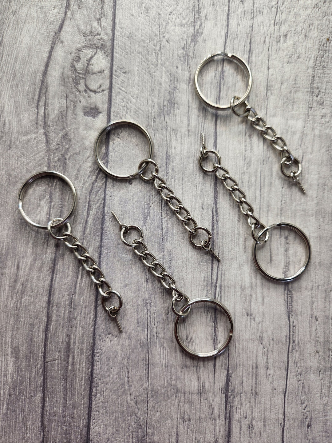 Key O Ring Keyring O-ring With Screw | 60 mm Long X 20 mm Ring | Silver Keyring ...