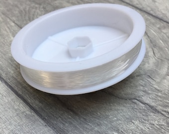 Clear Elastic Beading Cord, Stretchy Jewelry String, DIY Craft Making
