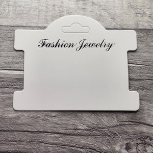 Jewellery Display Cards, Earring display cards