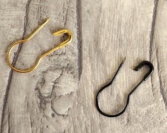 Small Kilt Pins x 30, Gold Or Gunmetal Colour, Craft Making, Iron Brooch Findings