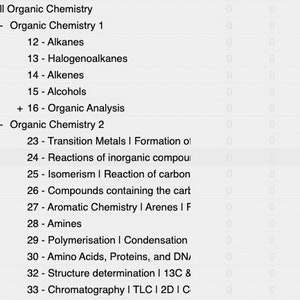 A level Chemistry AQA Digital Flashcards (Anki) - All Organic Chemistry (AS and A2)