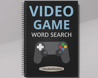 Video Game Word Search: 50 Pages Gaming Gift for Gamers
