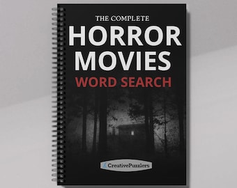 Horror Movies Word Search: 100 Horror Themed Puzzles, Horror Movie Lover Gifts