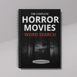 Horror Movies Word Search: 100 Horror Themed Puzzles, Horror Movie Lover Gifts