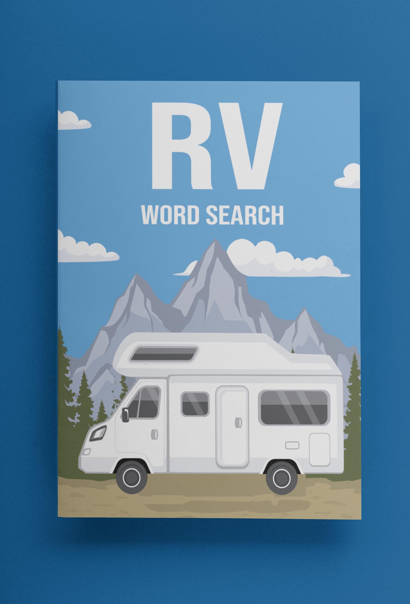 Rv Words RV Word Search: Gift Book for Camper & Motorhome Owners - Etsy