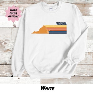 Virginia Sweatshirt, Vintage style Sweatshirt, USA Sweatshirt, nostalgic sweatshirt, Virginia gift, Virginia souvenir, Virginia girls trip