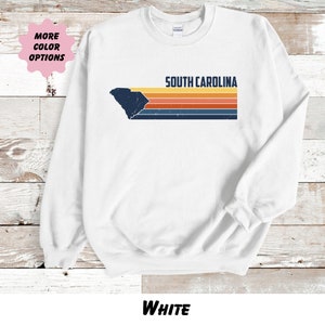 South Carolina Sweatshirt, Vintage style Sweatshirt, USA Sweatshirt, nostalgic sweatshirt, South Carolina gift,carolina souvenir, girls trip