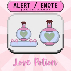 Potion Twitch Alert / Emote | Animated Pixel Art | Twitch Follower Alert | Digital Download