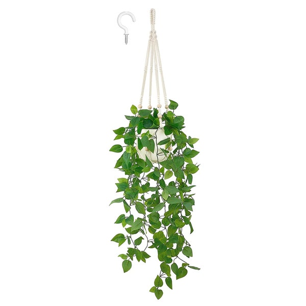 Fake Hanging Plant Etsy