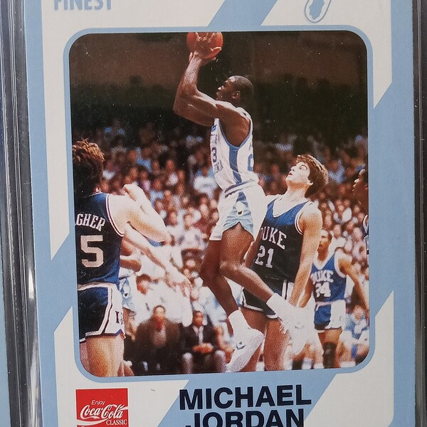 michael jordan north carolina basketball card