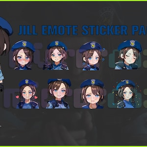 Jill Valentine v2 Chibi RE3 Remake - Jill Valentine - Pin