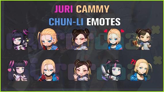 Street Fighter Stickers Cammy SF6 Chibi -  Norway