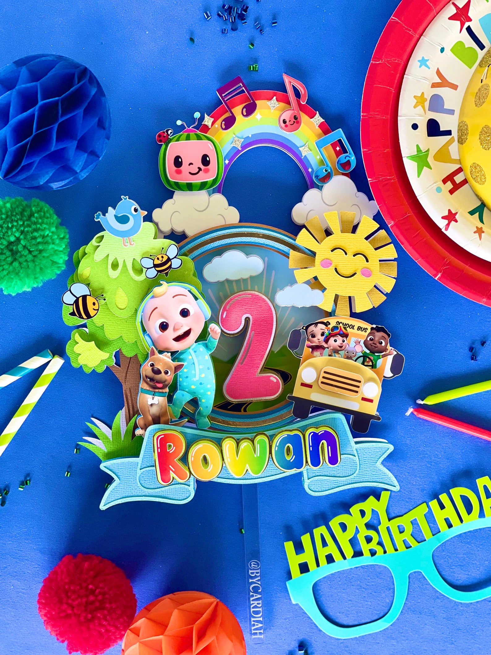 Coco Melon Cake Topper, Coco Melon Theme, Coco Melon Party Ideas, Coco