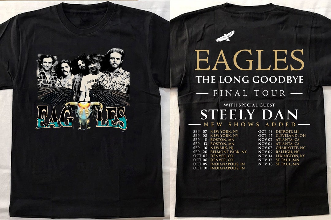 The Eagles the Long Goodbye Final Tour 2023 Tshirt Eagles Etsy